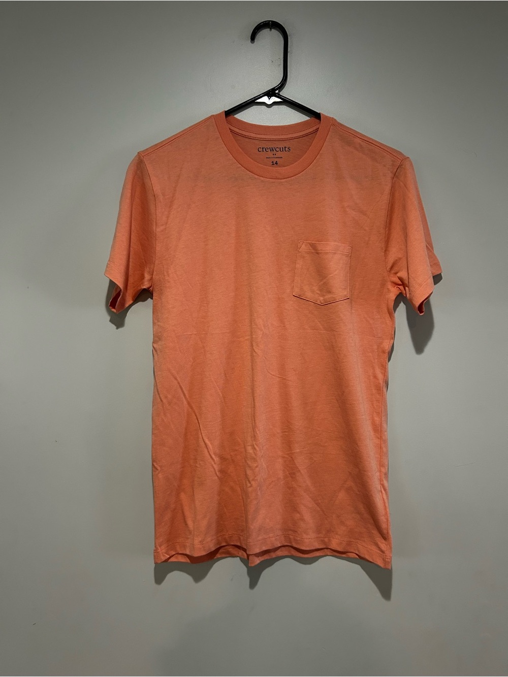 Crewcuts Short Sleeve Pocket Tee - Coral